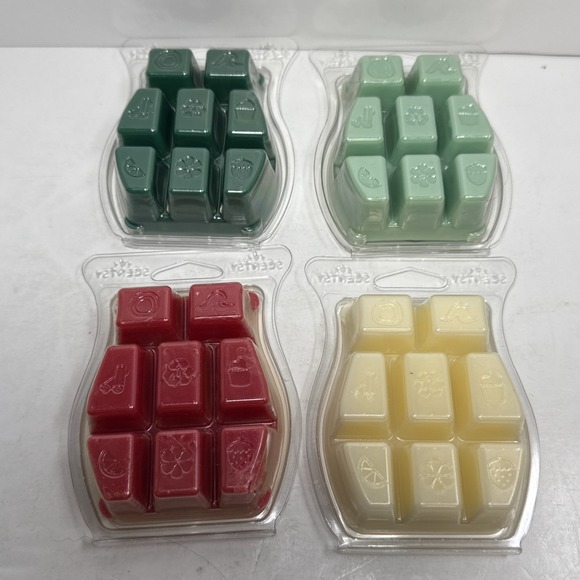 scentsy wax bars bundle STRAWBERRY & PEAR BLOSSOM X 4 NEW - Picture 6 of 6